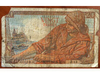 20 франка Франция 1942 г.