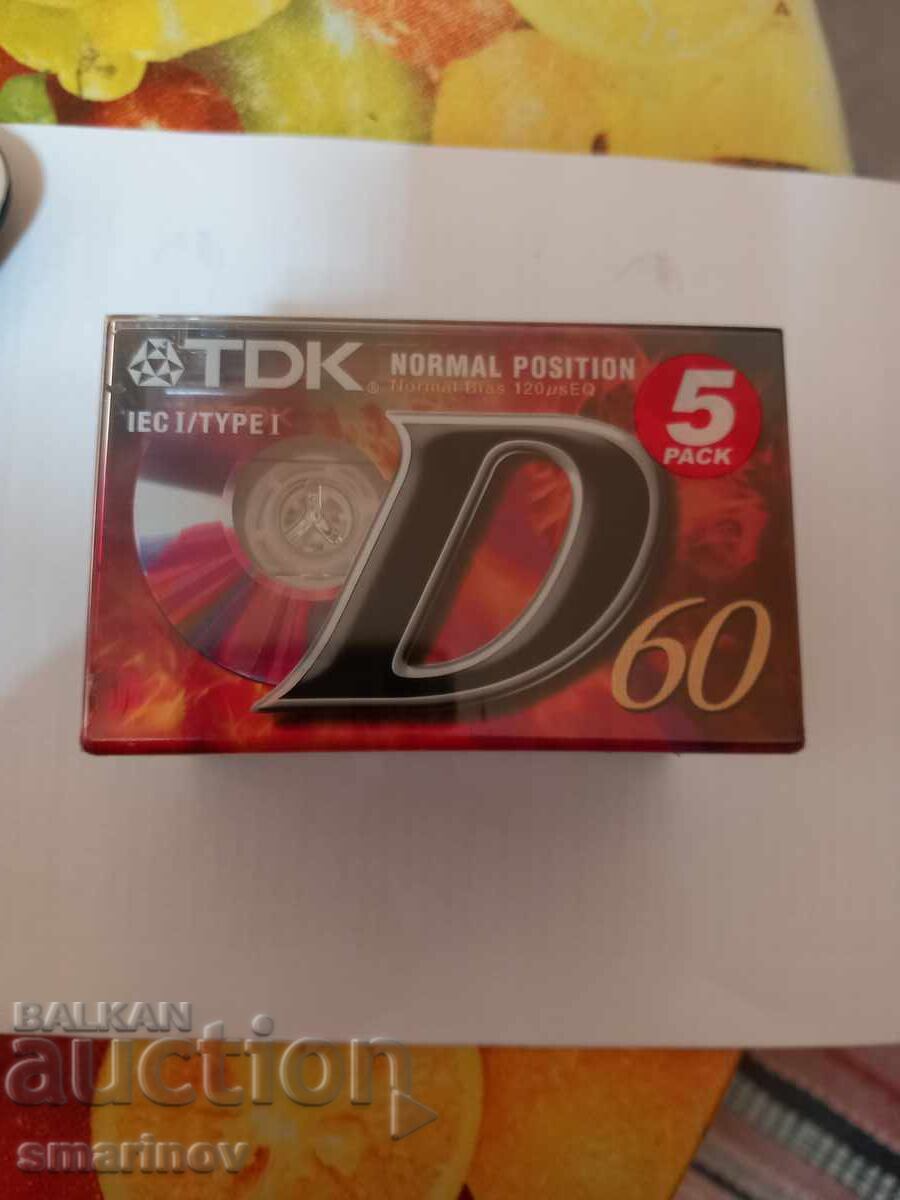 Аудио касети TDK 5 бр. - 5