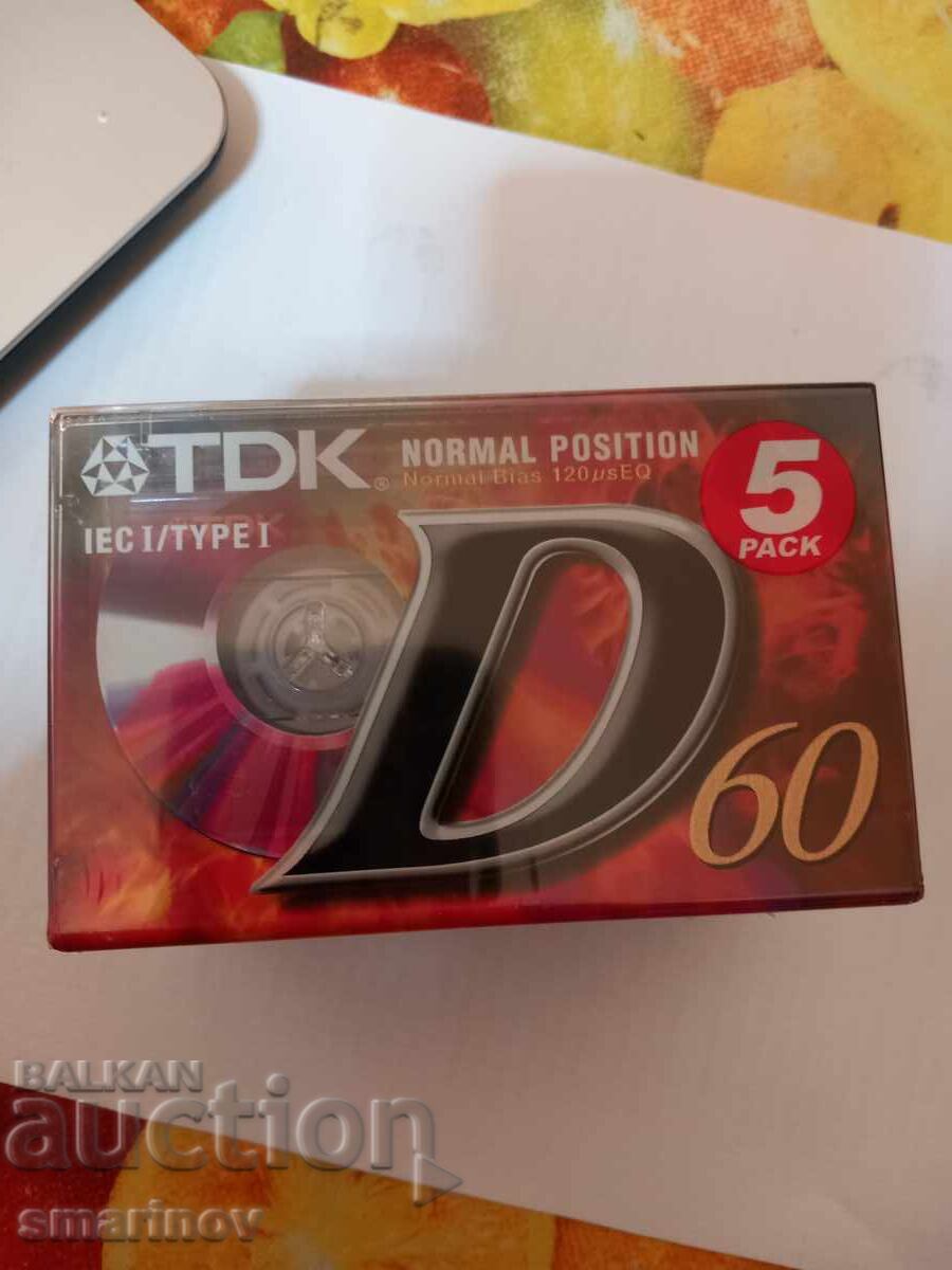 Аудио касети TDK 5 бр.