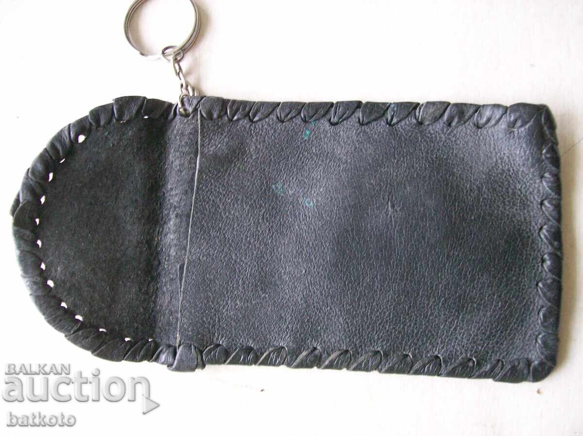 Vintage key case - genuine leather