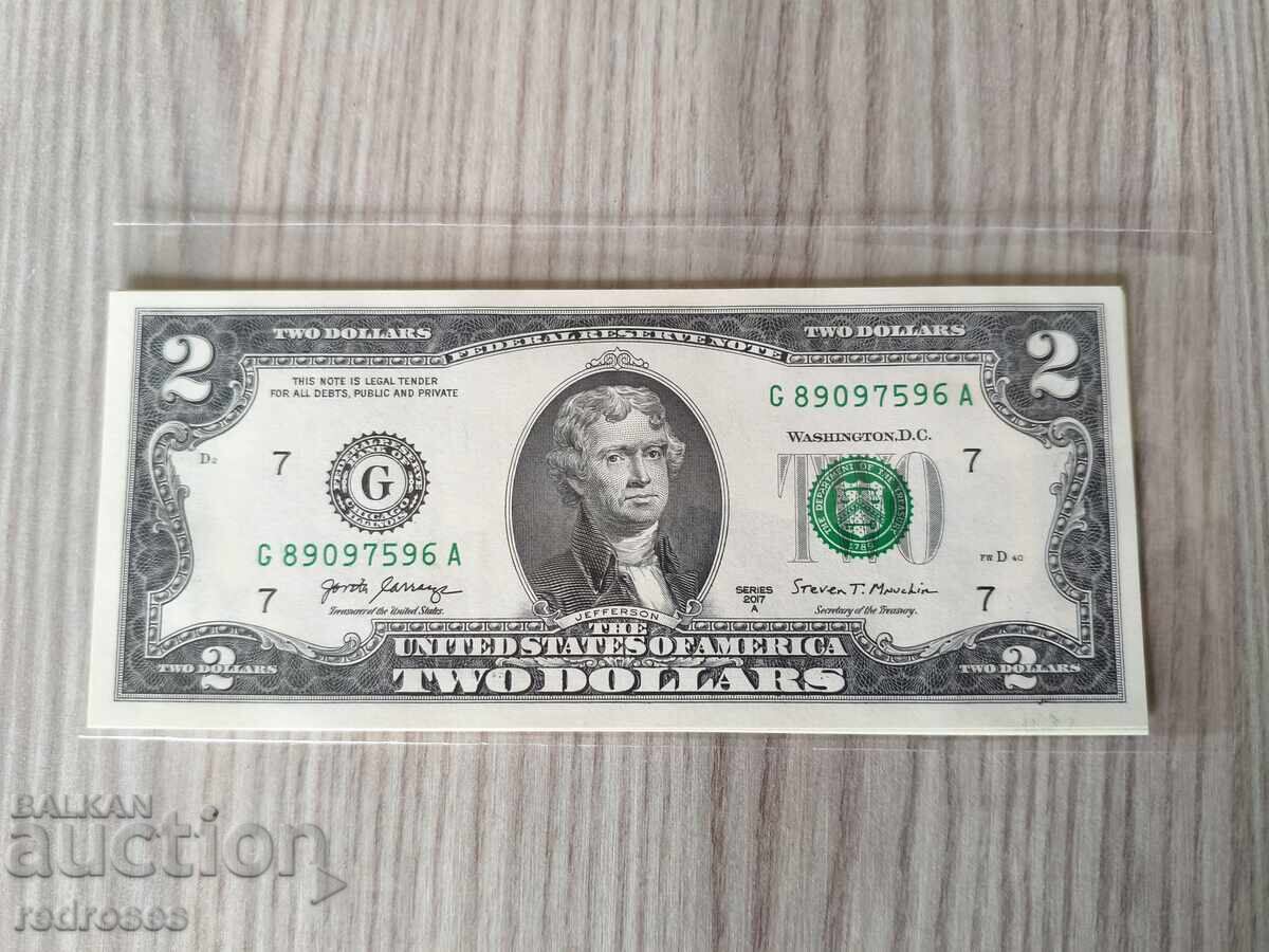 2 dolari SUA, 2017 (lot de 5 bucăți) - 5