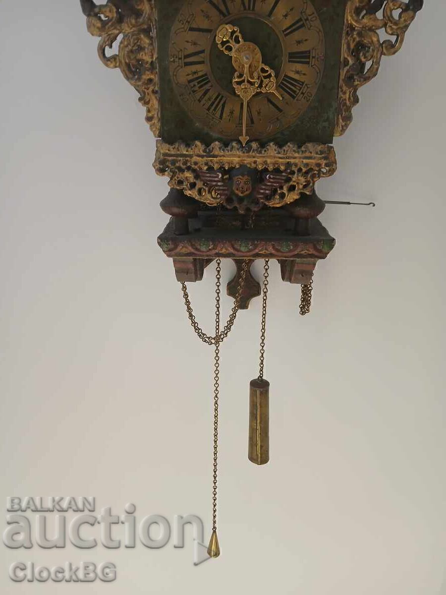 Antique Dutch Frisian Stoel Clock 1890 with price 399.00 € Antique Dutch Frisian Stoel Clock 1890 with price 399.00 €