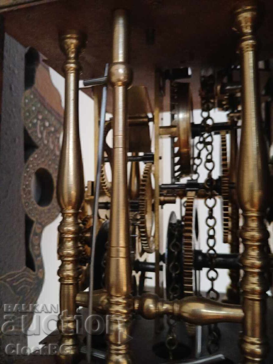 Delivery of Antique Dutch Frisian Stoel Clock 1890 Delivery of Antique Dutch Frisian Stoel Clock 1890