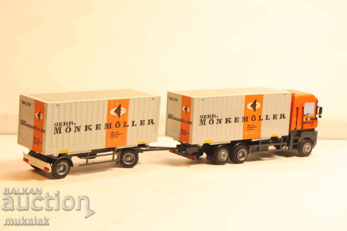 AWM H0 1/87 RENAULT MAGNUM ΜΟΝΤΕΛΟ ΦΟΡΤΗΓΟΥ TIR - 7