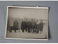 Veche fotografie militară grup ofițeri uniformă