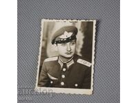 Fotografie militară veche ofițer general pilot