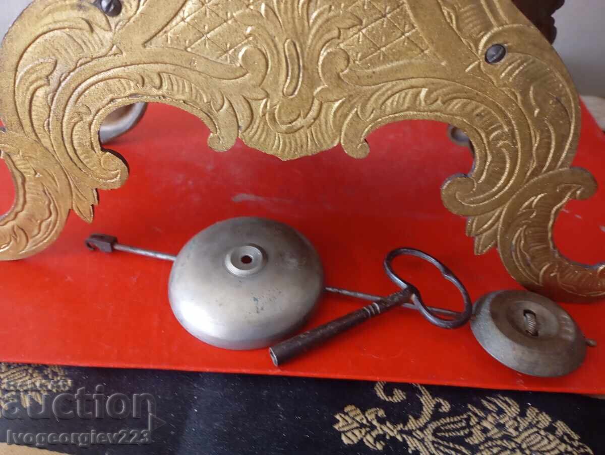 Комплект часовник със свещници рококо - 7