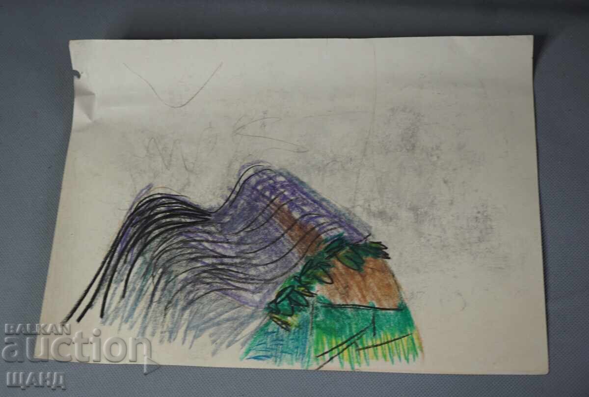 1959 Desen vechi de maestru tablou femei cu sape cu preț € 2.25 | 4.40 BGN