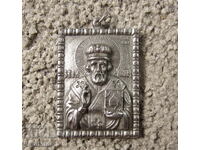 Άγιος Νικόλαος ο Θαυματουργός Βουλγαρική μικρή εικόνα και μενταγιόν