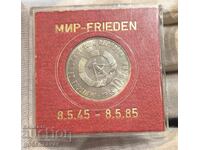 10 μάρκα 1985 Απελευθέρωση από τον φασισμό ST με κόκκινη ένθετη θήκη!