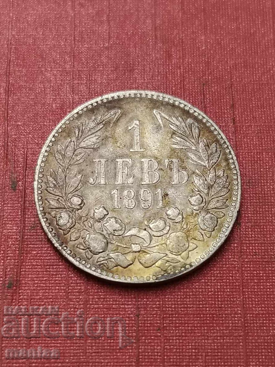 1 Lev 1891 Argint!