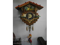 VECHI CEAS DE PERETE MIC DIN PĂDUREA NEAGRĂ (SCHWARZWALD) ÎN STIL TIROLEZ