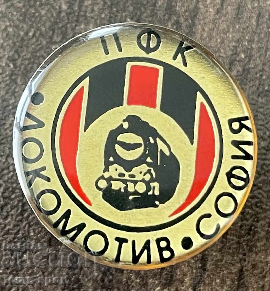 1985 Bulgaria football club badge PFC Lokomotiv Sofia