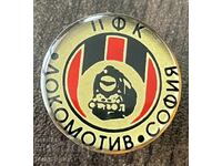 1985 Bulgaria football club badge PFC Lokomotiv Sofia