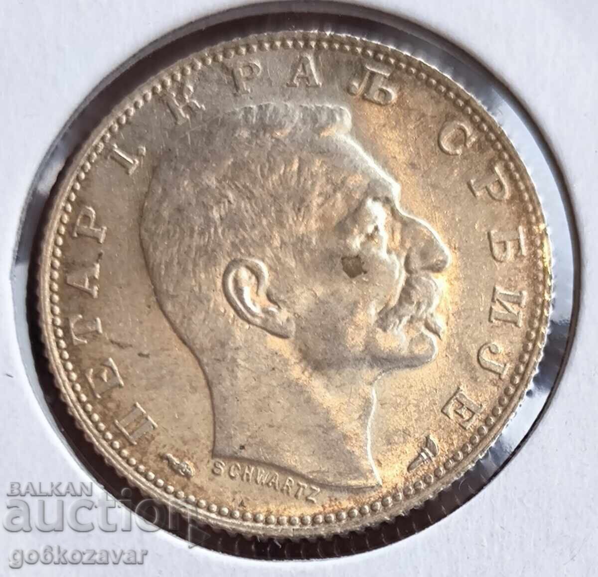 Serbia 1 dinar 1915 Argint ! UNC Monedă de top ! cu preț € 37.00 | 72.37 BGN