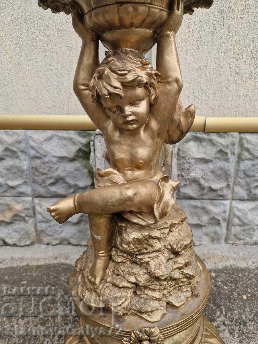 Beautiful antique Italian column pedestal - 5