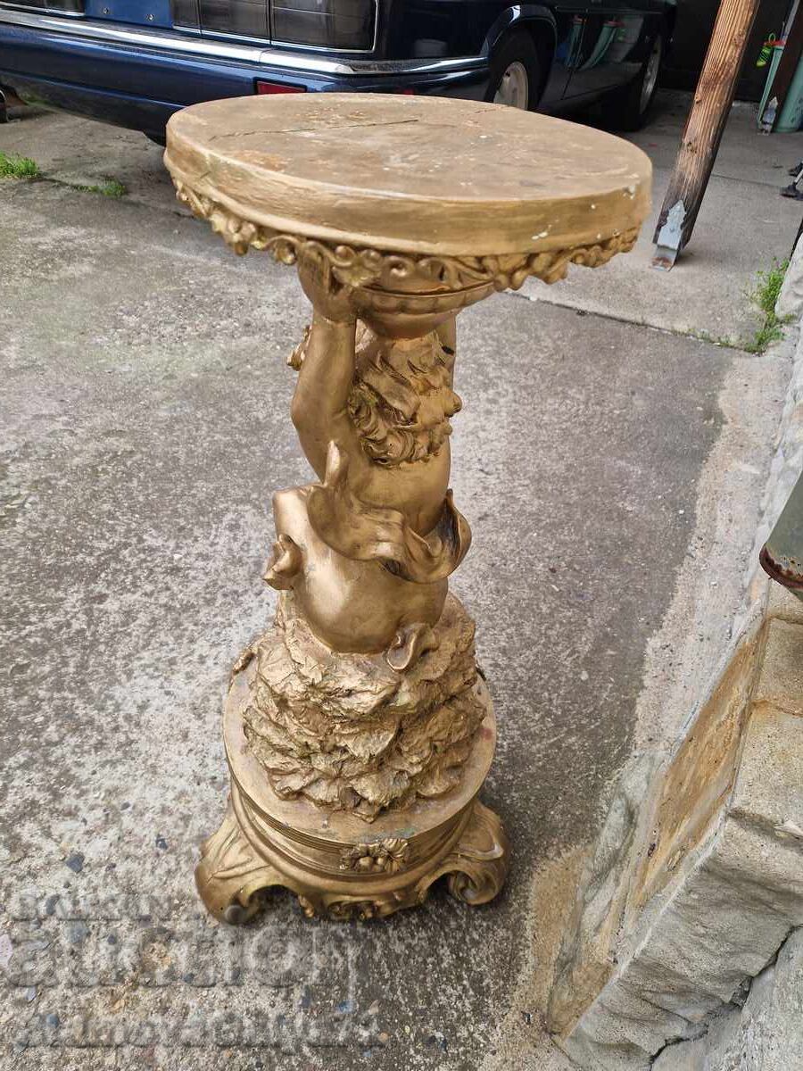 Beautiful antique Italian column pedestal - 6
