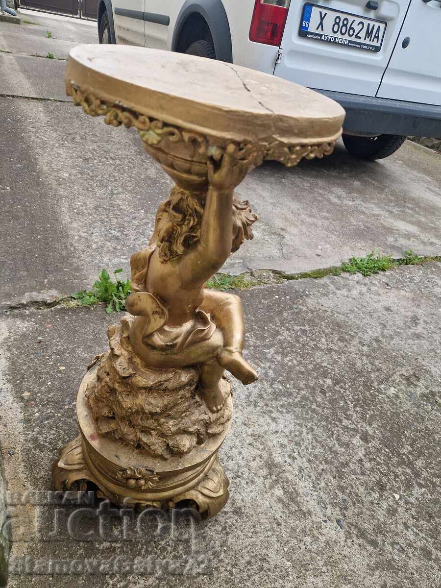 Beautiful antique Italian column pedestal - 7
