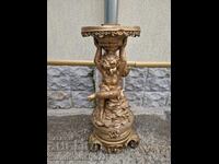 Υπέροχη αντίκα ιταλική κολώνα βάθρο