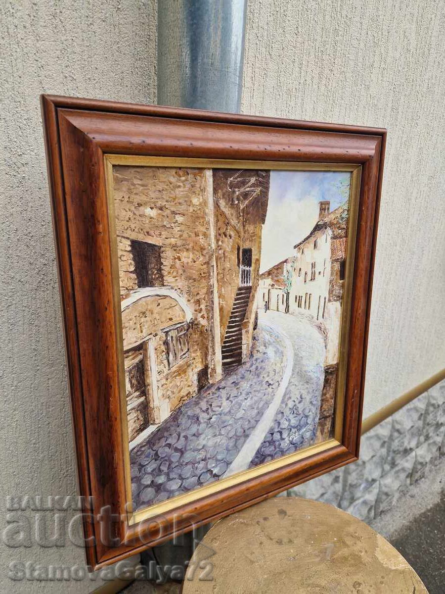Delivery of Superb master original oil painting on canvas