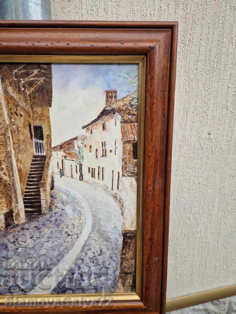 Superb master original oil painting on canvas - 6