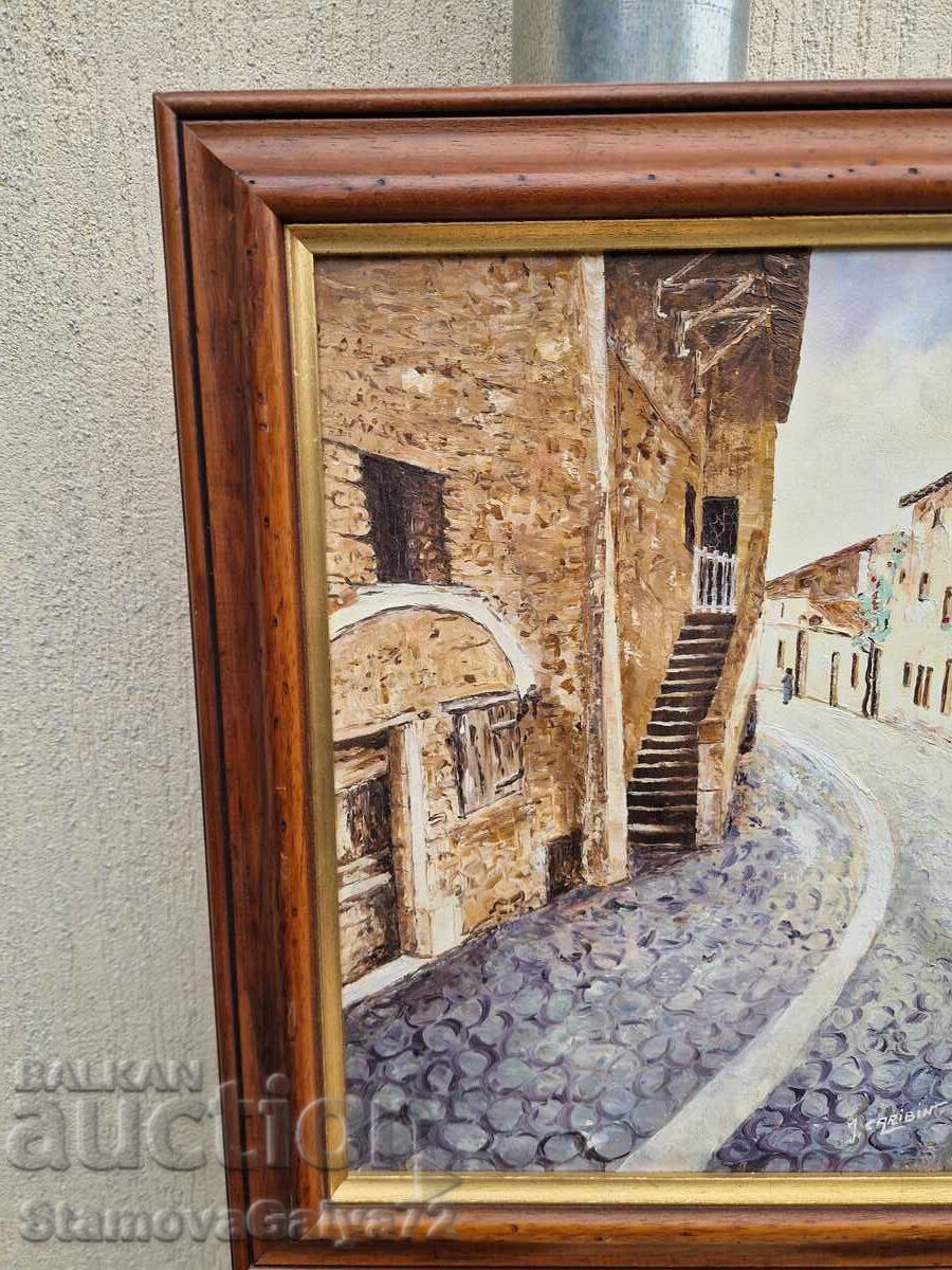Superb master original oil painting on canvas - 7
