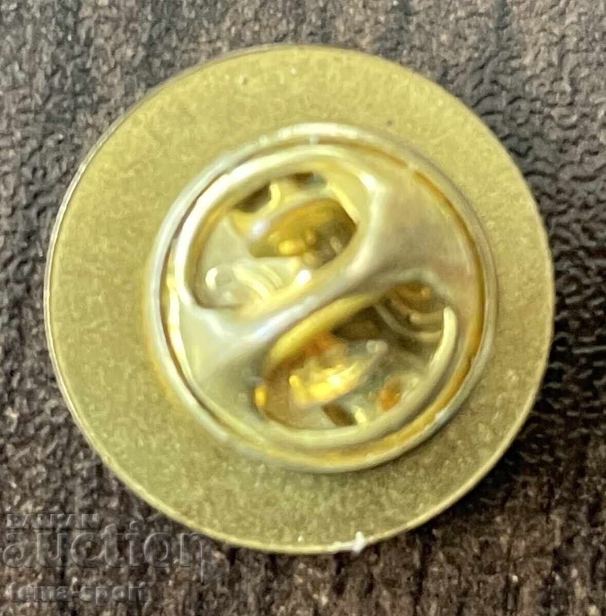 2001 Βουλγαρία σήμα ποδοσφαιρικού συλλόγου Ρίλσκι Σπόρτιστ Σάμοκοβ με τιμή € 3.00 | 5.87 BGN