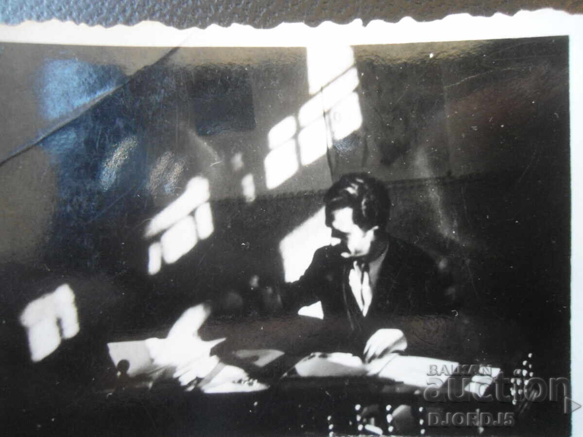 Fotografie veche, decembrie 1937, satul Obruchishte