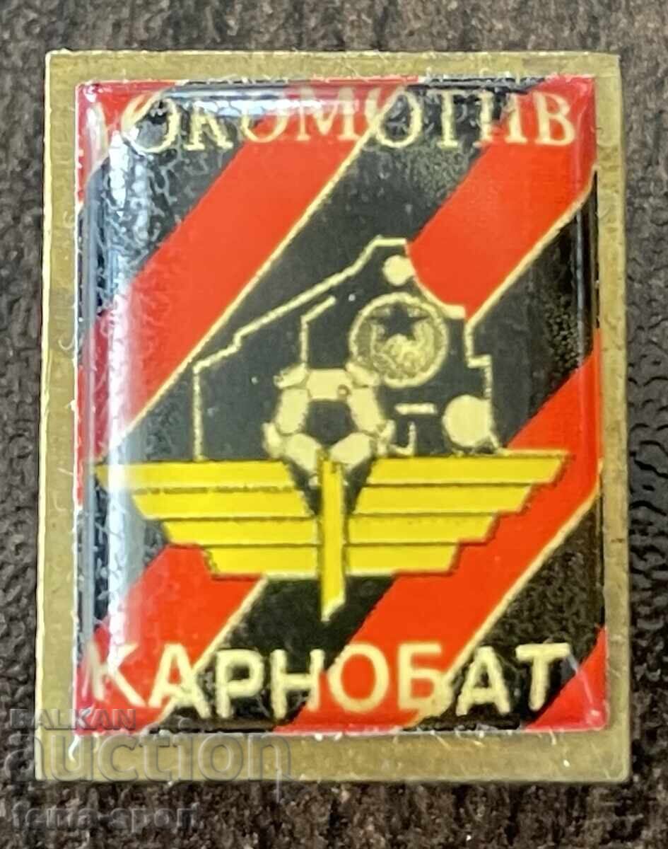 2002 Βουλγαρία σήμα ποδοσφαιρικού συλλόγου Λοκομοτίβ Καρνομπάτ