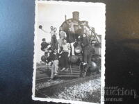 Old photograph, 21.V.1935, At Makotsevo station for Sofia
