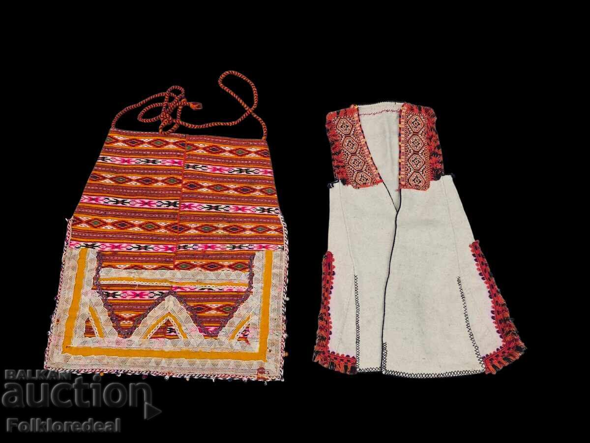 Authentic skirt and vest, Bitola women's folk costume