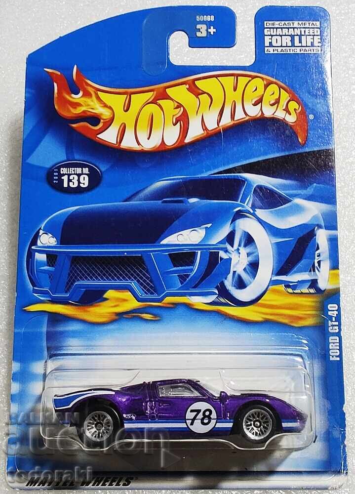 Hot Wheels 2001 Ford GT 40 1:64