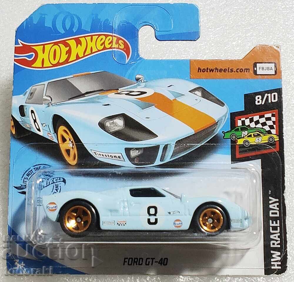 Hot Wheels Gulf Ford GT 40 Хот Уилс 1:64 Форд ДжеТе Гълф