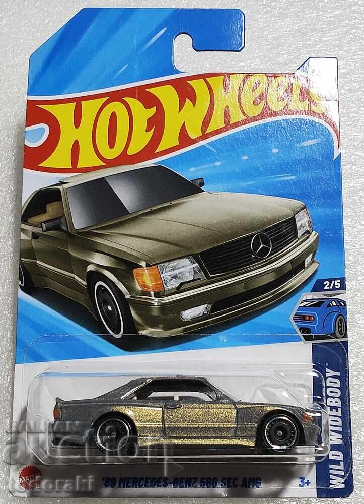 Hot Wheels 89 Mercedes-Benz 560 SEC 1:64 Mercedes