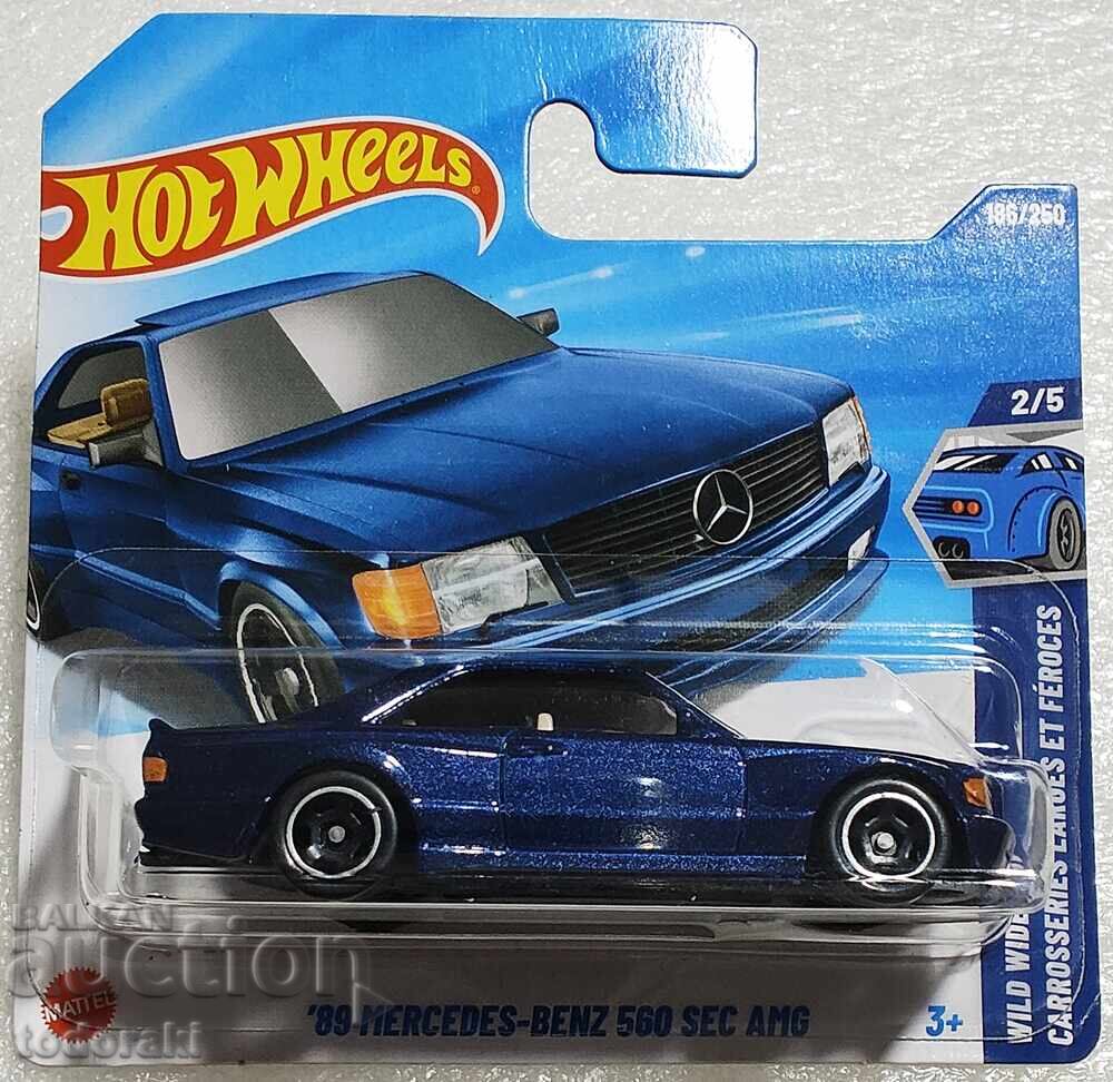 Hot Wheels 89 Mercedes-Benz 560 SEC Hot Wheels 1:64 Mercedes