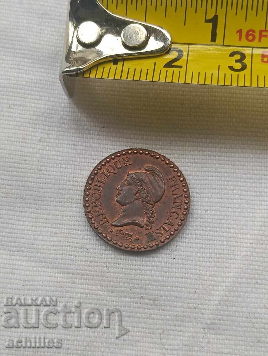 Licitație Monedă de cupru un centime 1851