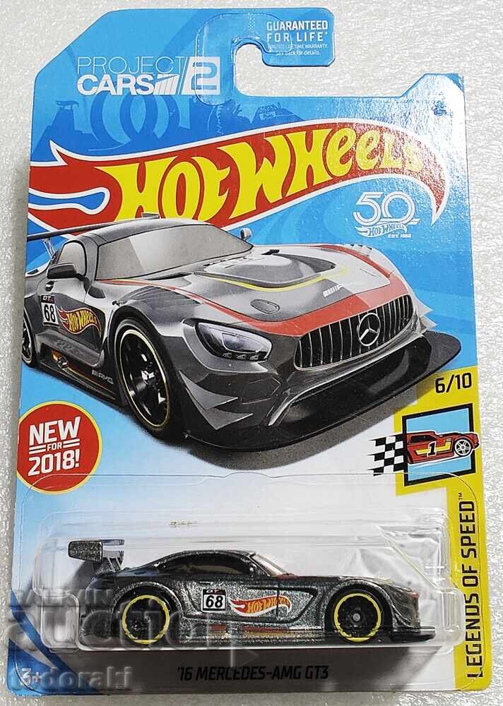 Hot Wheels 16 Mercedes AMG GT3 1:64 Mercedes