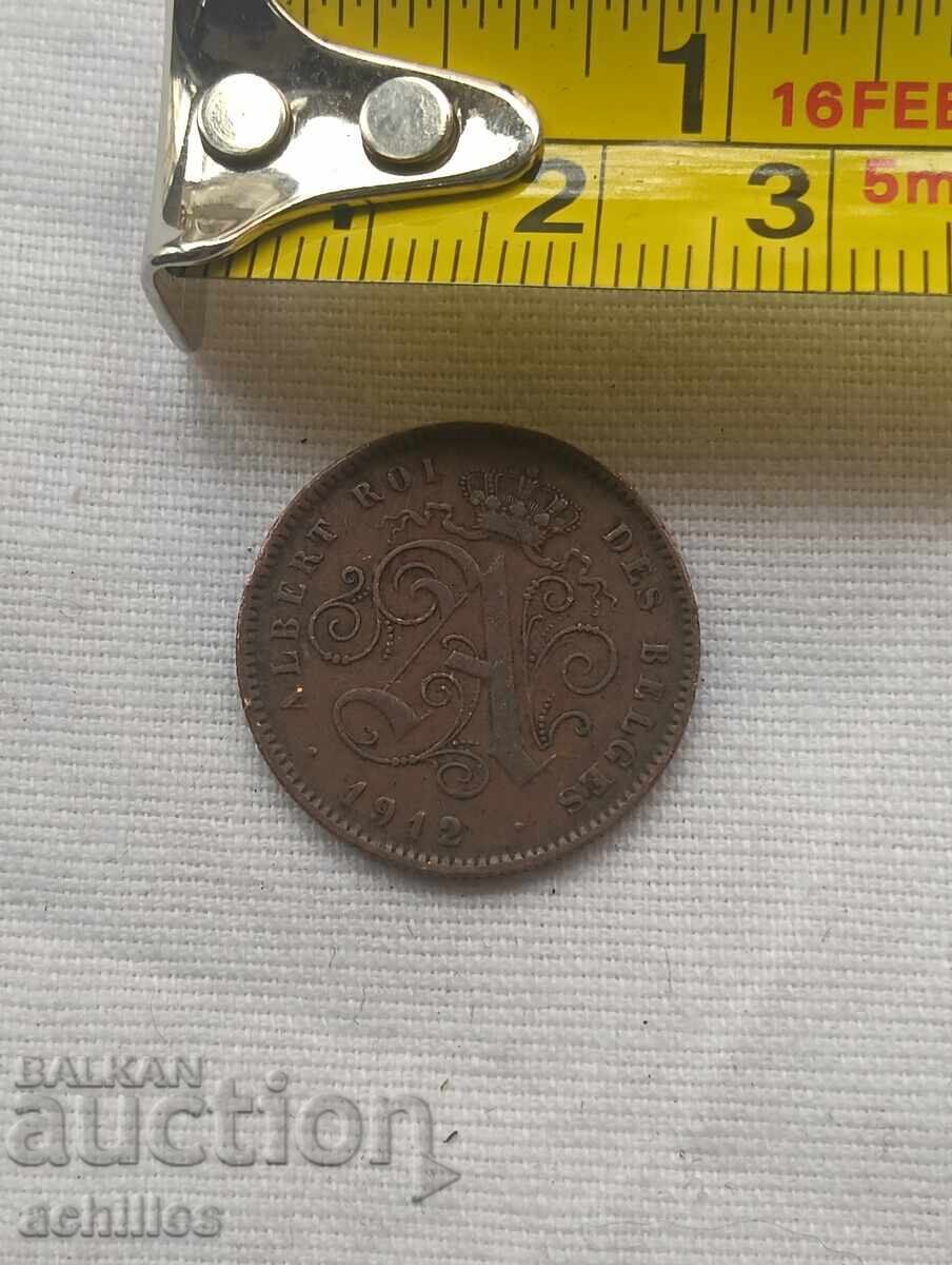 Аукцион Белгия два цента 1912