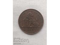 Belgium two cents 1912