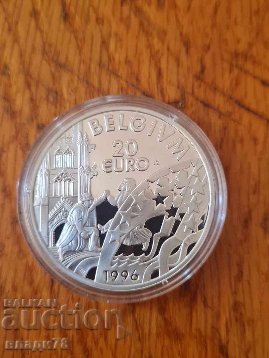 Monedă de argint 20 euro 1996 - 6