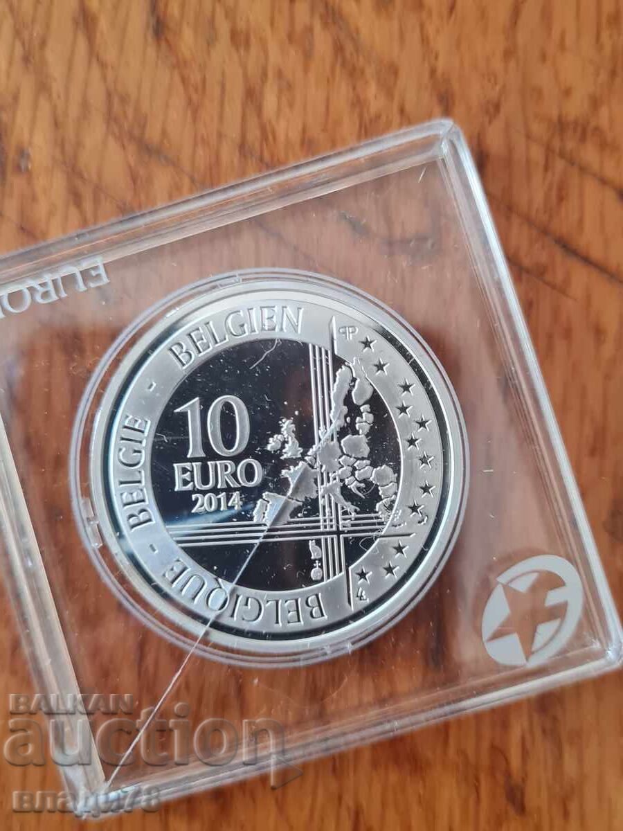 Livrarea Monedă de argint 10 euro 2014