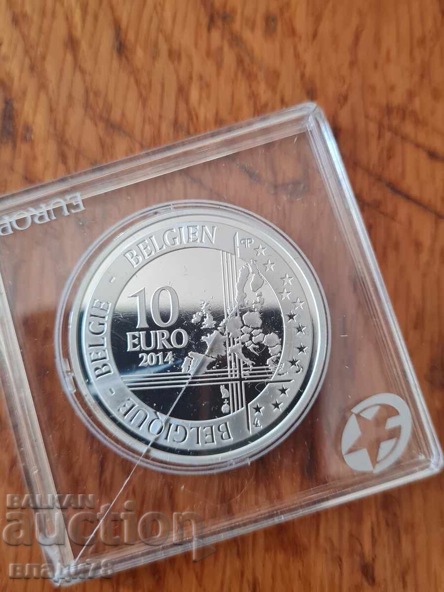 Monedă de argint 10 euro 2014 - 5