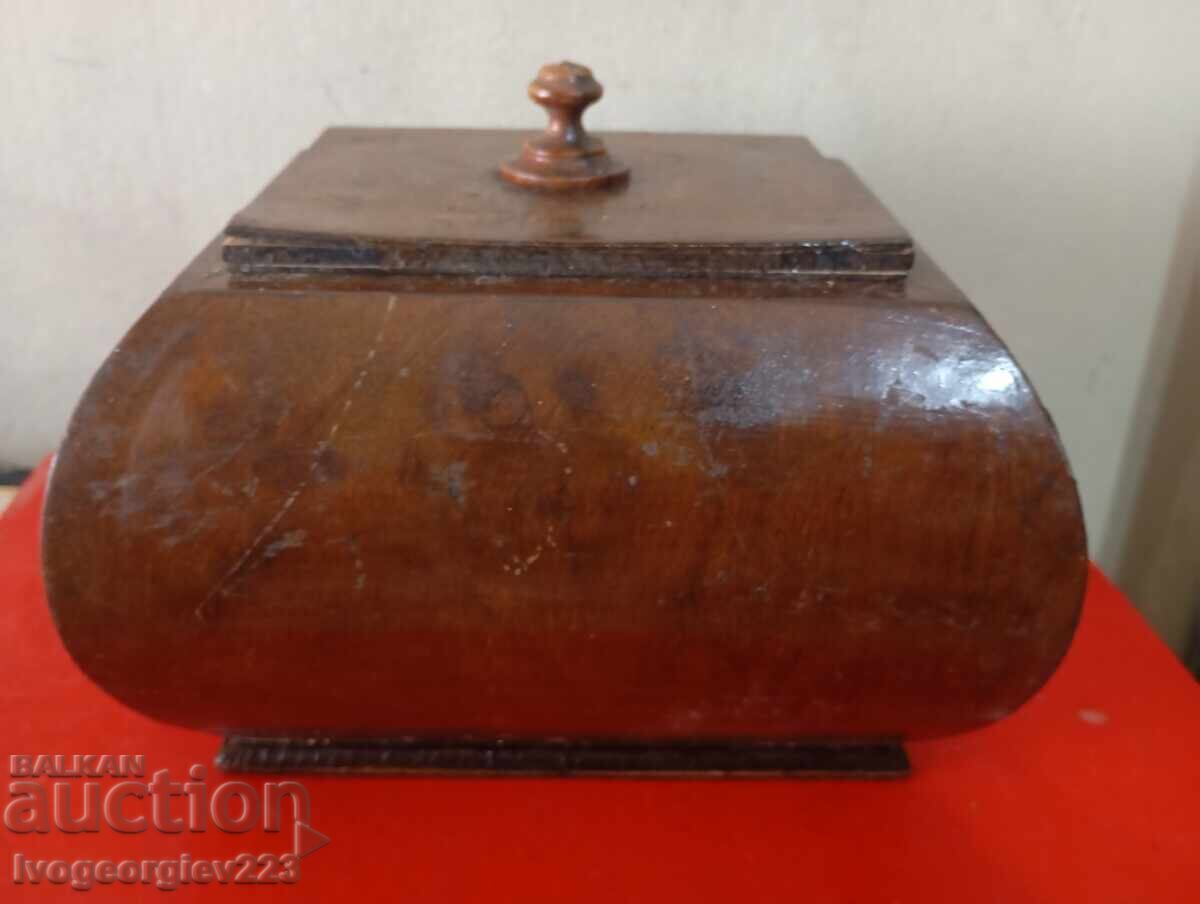 Vintage wooden cigarette box