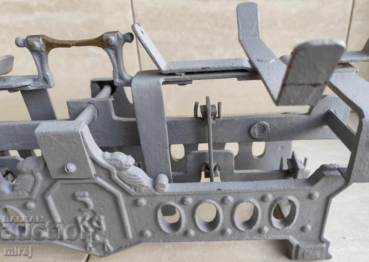 Παλιά ζυγαριά, πλάστιγγα σε άριστη κατάσταση - 6