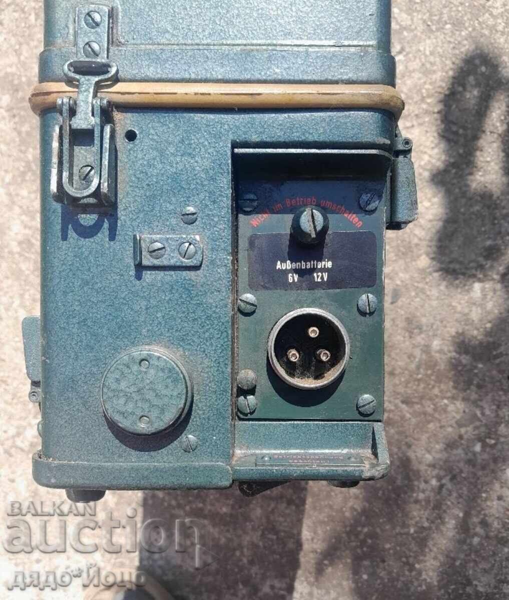 Παλιός Γερμανικός Στρατιωτικός/Αστυνομικός Ραδιοφωνικός Σταθμός FM LORENZ - 7