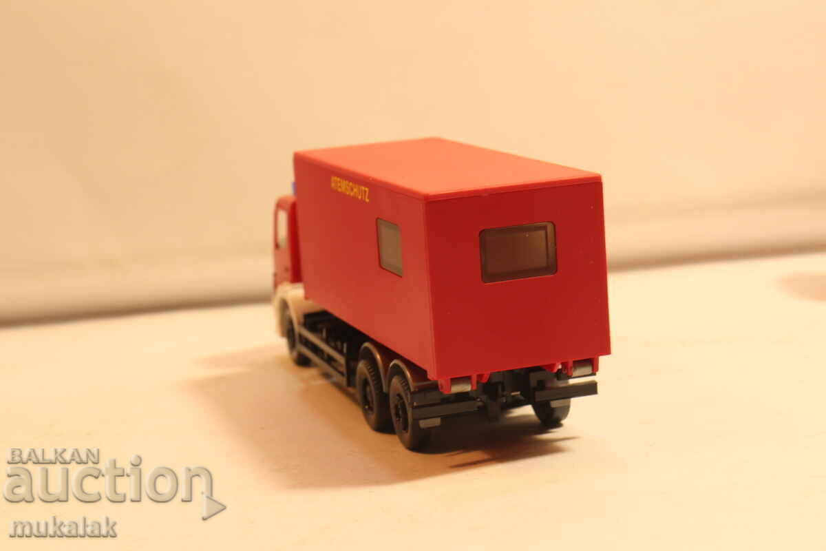 WIKING H0 1/87 MERCEDES ATEGO ΠΥΡΟΣΒΕΣΤΙΚΟ ΦΟΡΤΗΓΟ ΜΟΝΤΕΛΟ ΑΥΤΟΚΙΝΗΤΟΥ - 6
