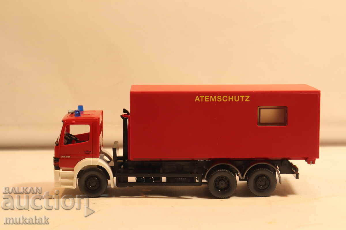 WIKING H0 1/87 MERCEDES ATEGO ΠΥΡΟΣΒΕΣΤΙΚΟ ΦΟΡΤΗΓΟ ΜΟΝΤΕΛΟ ΑΥΤΟΚΙΝΗΤΟΥ