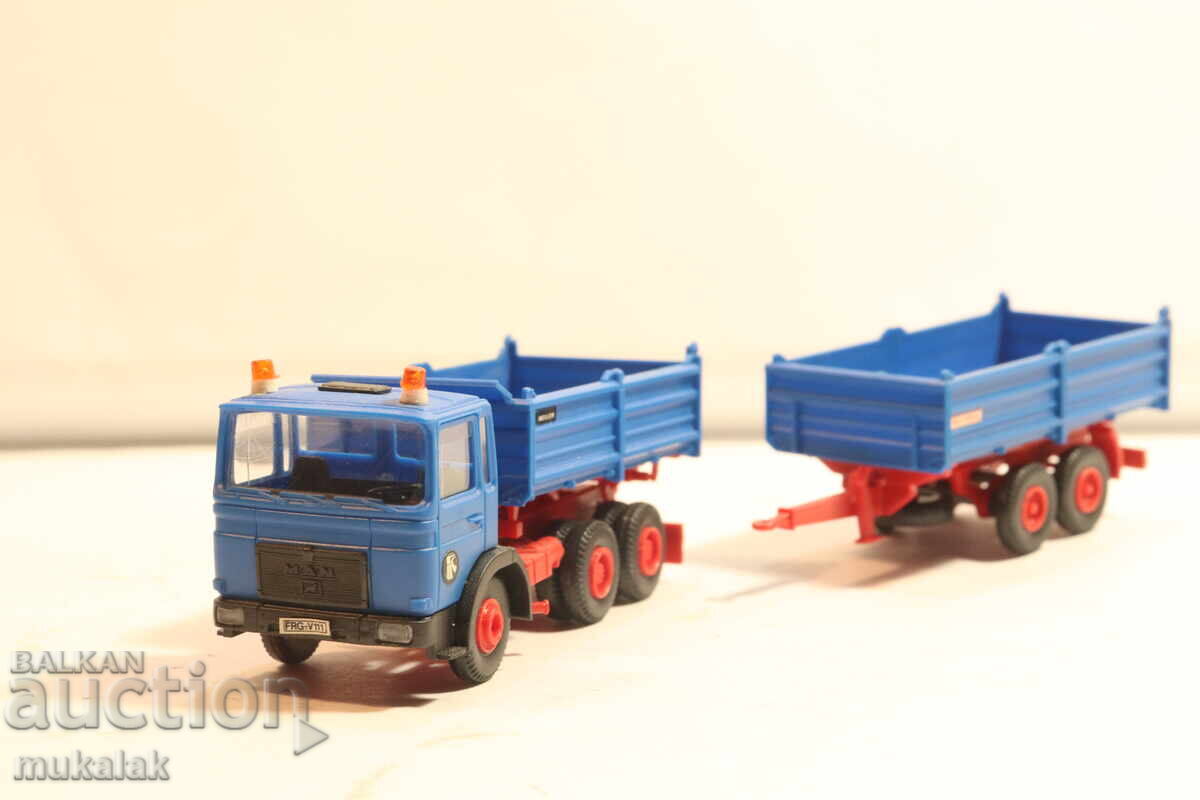 Παράδοση KIBRI H0 1/87 ΦΟΡΤΗΓΟ ΑΝΑΤΡΕΠΟΜΕΝΟ ΜΑΝ ΜΟΝΤΕΛΟ ΑΥΤΟΚΙΝΗΤΟΥ