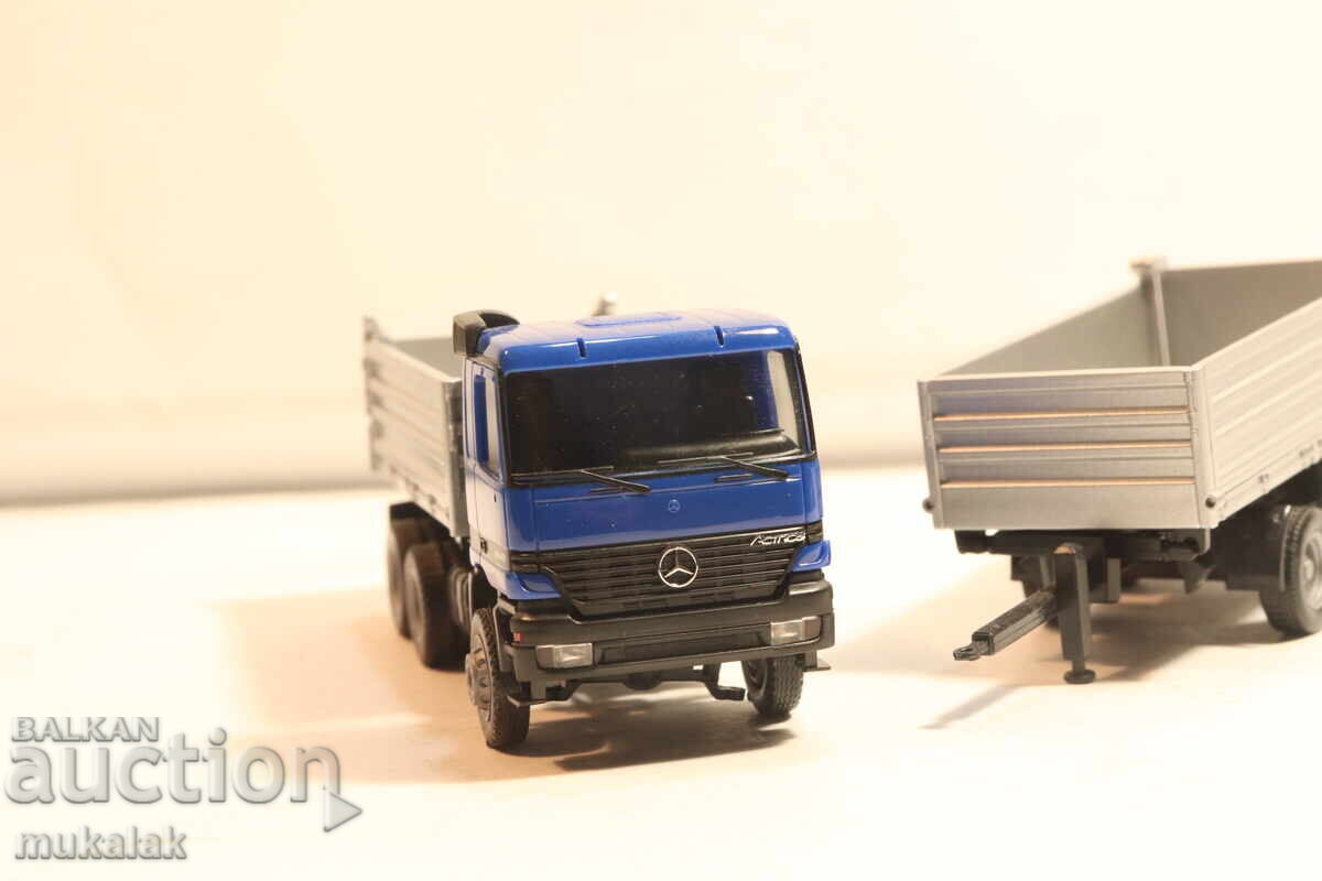 Доставка на HERPA   H0 1/87  MERCEDES ACTROS   КАМИОН САМОСВАЛ МОДЕЛ