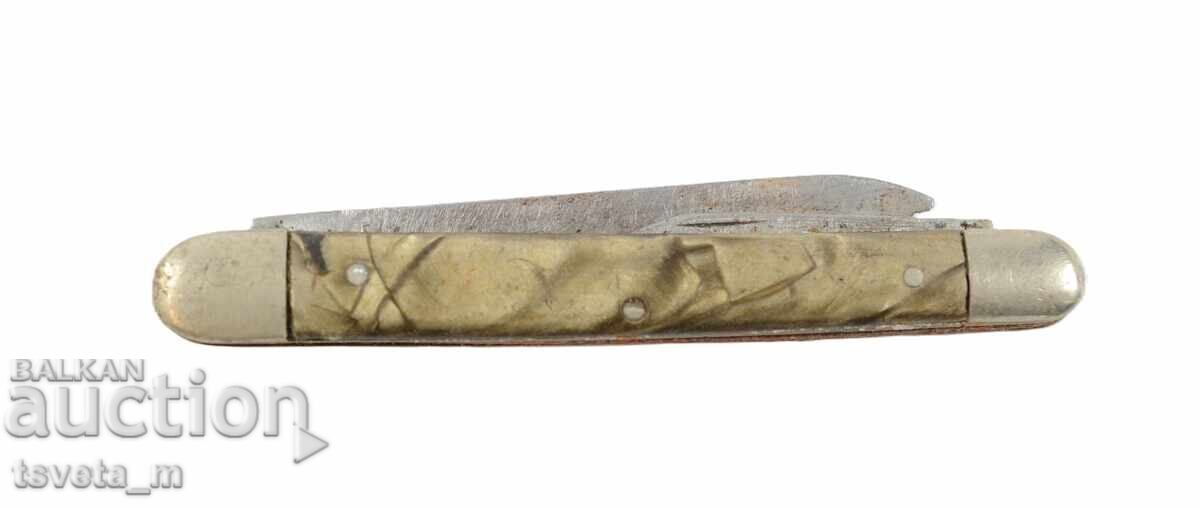 Cuțit de buzunar cu 2 unelte